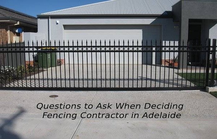 Fencing Contractors Adelaide