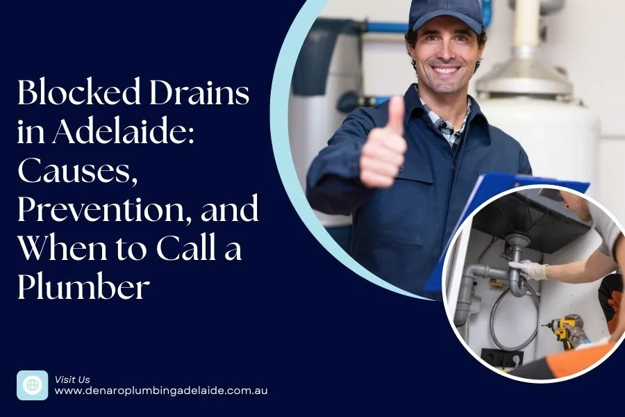 Blocked Drains in Adelaide Causes, Prevention, and When to Call a Plumber