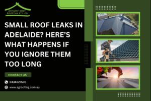 Small Roof Leaks in Adelaide? Here’s What Happens If You Ignore Them Too Long